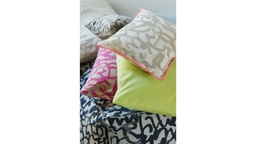 Zierkissen &amp; Hocker Diary, Denim